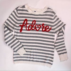 Stripped Knit Adore Sweater